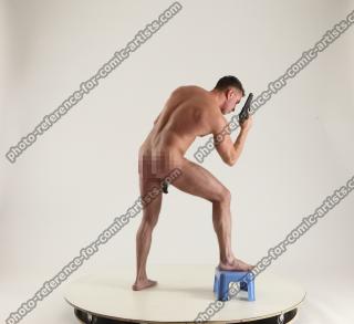 2020 01 MICHAEL NAKED MAN DIFFERENT POSES WITH GUNS 3…